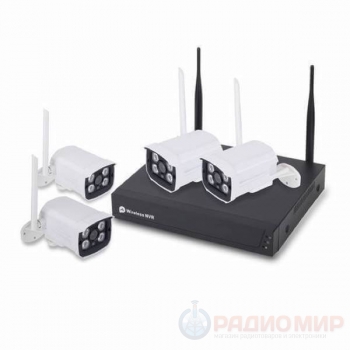 Орбита OT‑VNK04 — IP Wi‑Fi комплект видеонаблюдения с 4 камерами 1080P